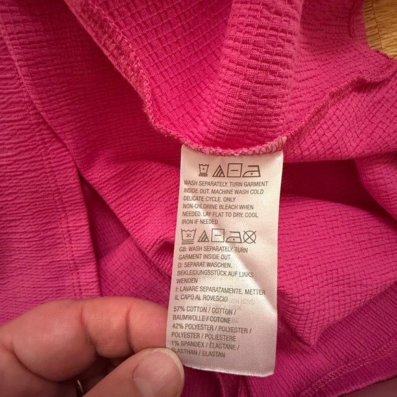 Kim Gravel Packabelle XL Pink V-Neck Drawstring Waist Dress Belle by QVC - Picture 7 of 8